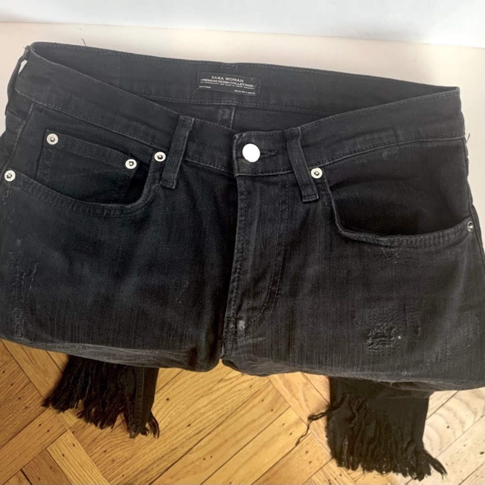 Zara distressed jeans